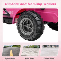 INFANS Ride on Car, 12V 2 in 1 Kids Street Sweeper Truck Electric Vehicle with Remote Control